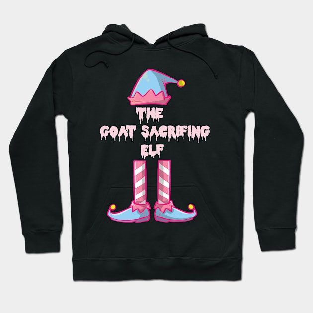 Pastel Goth Christmas Elf Kawaii Gothic Sarcastic Eboy Egirl Hoodie by TellingTales